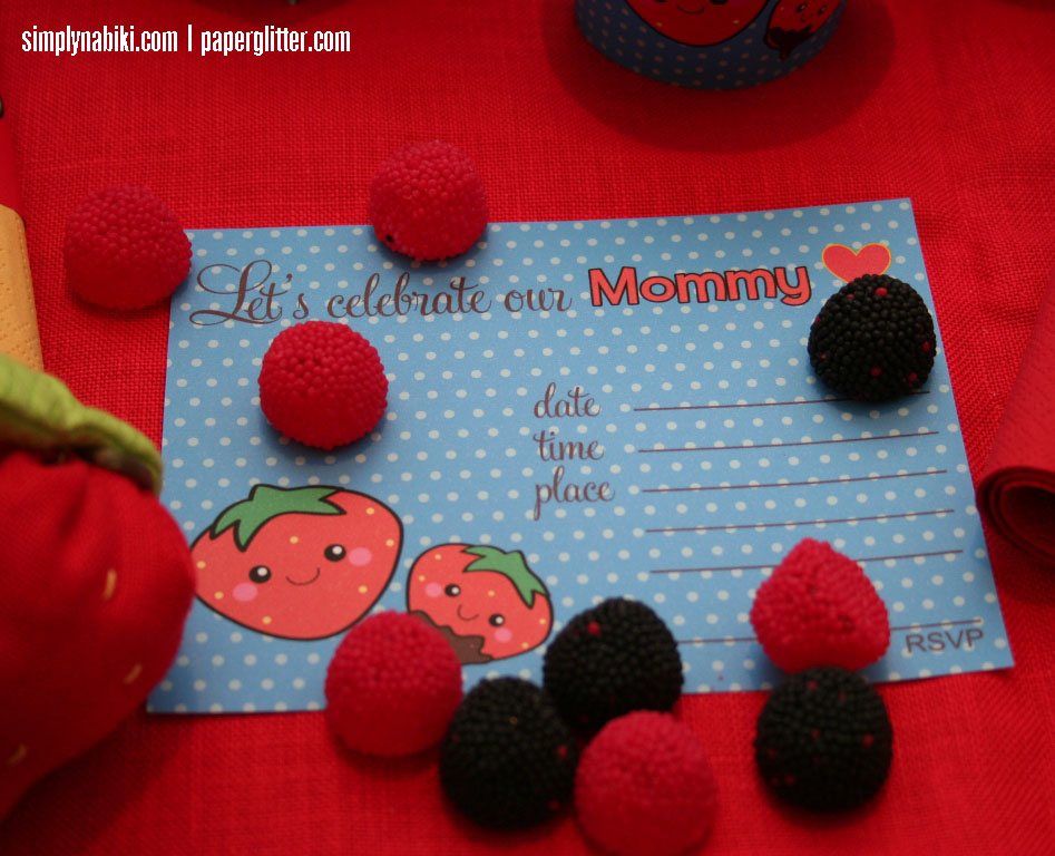 strawberry invitation